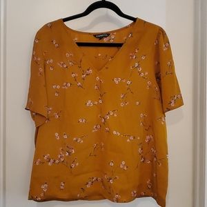 Express Women's Floral Blouse